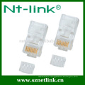 UTP deux pièces cat6 rj45 8p8 plug